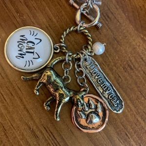ONE BLESSED NANA Jewelry - NWT *BOUTIQUE* CAT MOM LONG NECKLACE. ONE BLESSED NANA Jewelry - NWT *BOUTIQUE* CAT MOM LONG NECKLACE.